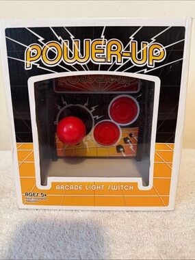 Power-Up Arcade Light Switch - Red Buttons